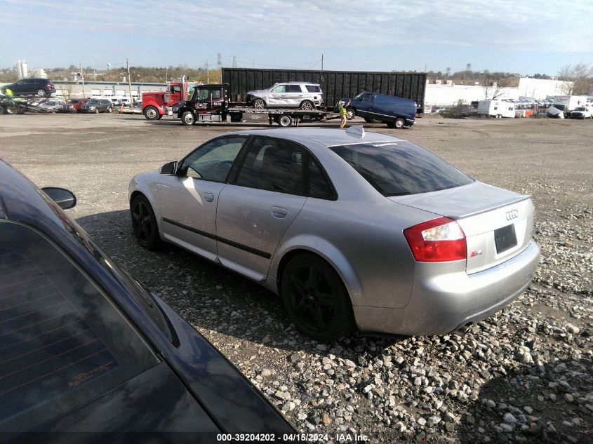 WAUPL68E44A283377 | 2004 AUDI S4