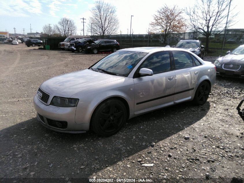 WAUPL68E44A283377 | 2004 AUDI S4