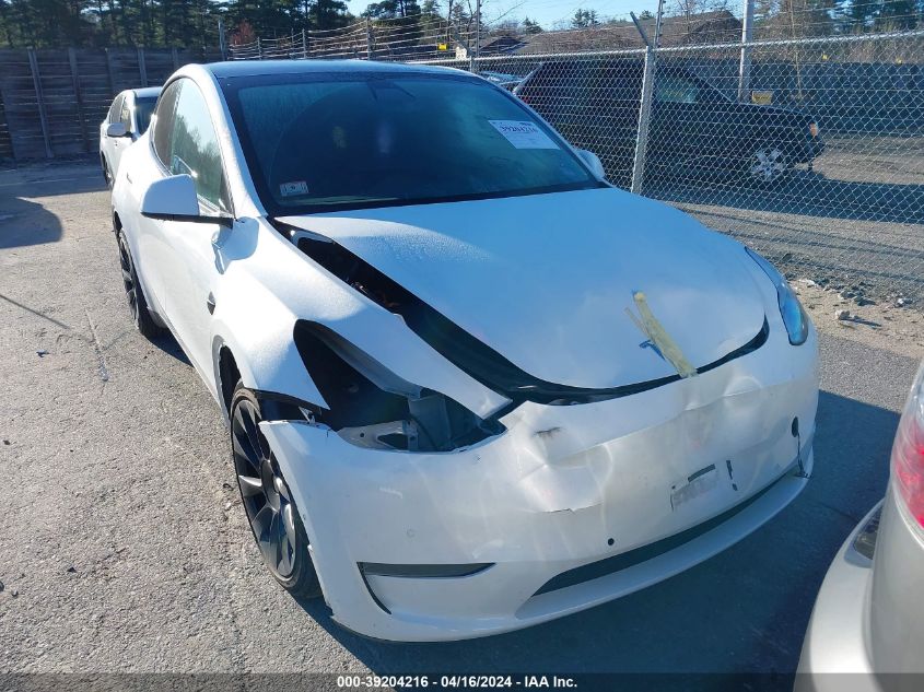 2021 Tesla Model Y Long Range Dual Motor All-Wheel Drive VIN: 5YJYGAEE4MF200735 Lot: 39204216