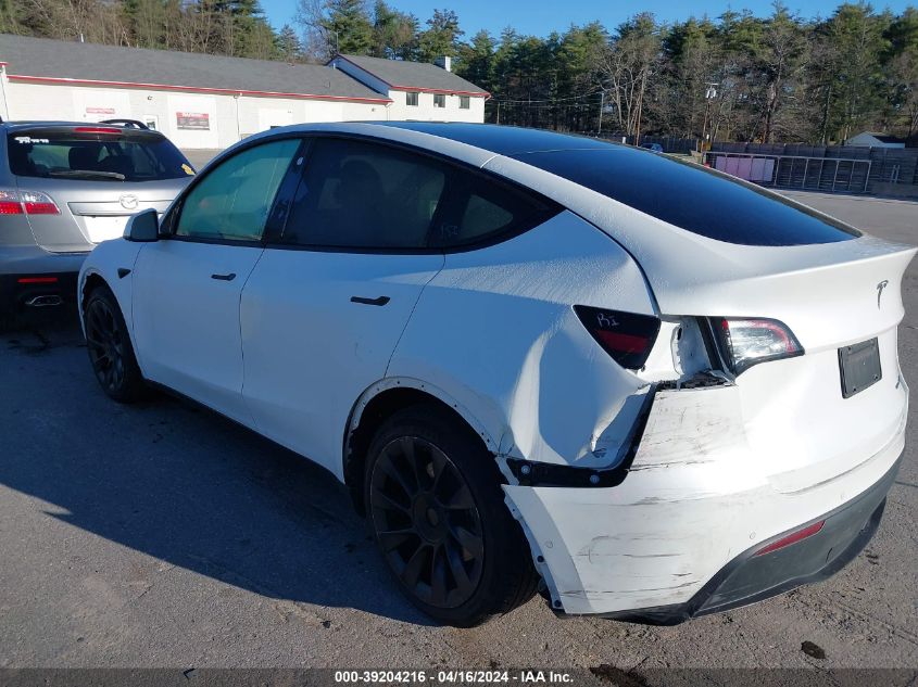 2021 Tesla Model Y Long Range Dual Motor All-Wheel Drive VIN: 5YJYGAEE4MF200735 Lot: 39204216