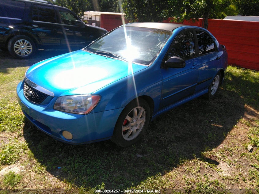 2006 Kia Spectra Ex/Lx/Sx VIN: KNAFE121865321641 Lot: 39204257