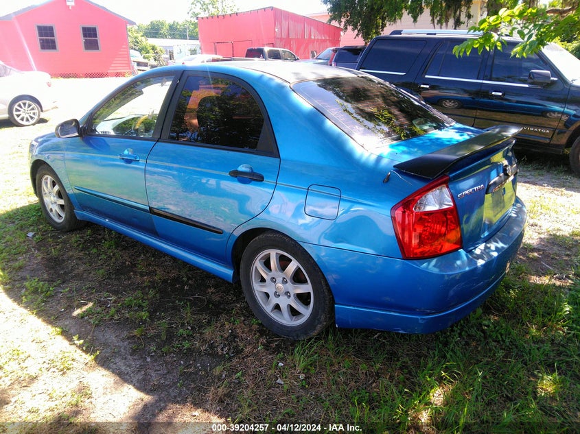 2006 Kia Spectra Ex/Lx/Sx VIN: KNAFE121865321641 Lot: 39204257