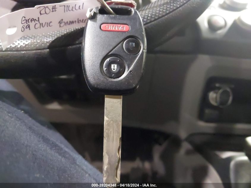 2009 Honda Civic Lx VIN: 2HGFG12699H513870 Lot: 39241843