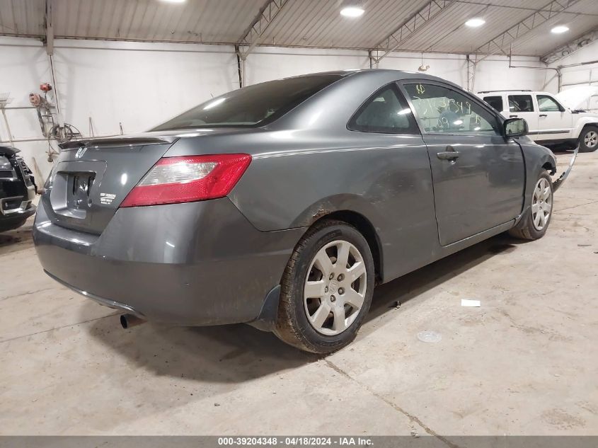 2009 Honda Civic Lx VIN: 2HGFG12699H513870 Lot: 39241843