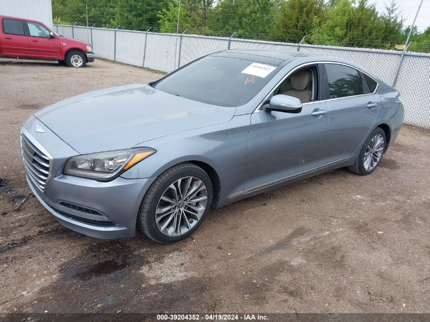 2015 Hyundai Genesis 3.8 VIN: KMHGN4JE1FU066622 Lot: 39204352