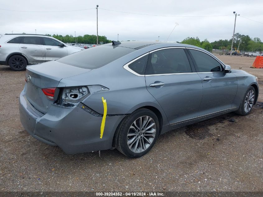 2015 Hyundai Genesis 3.8 VIN: KMHGN4JE1FU066622 Lot: 39204352