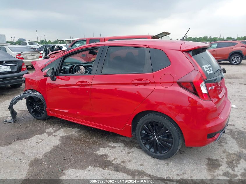2019 Honda Fit Sport VIN: 3HGGK5H63KM722921 Lot: 39204362