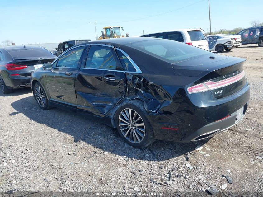 2017 Lincoln Mkz Select VIN: 3LN6L5D94HR665403 Lot: 39204512