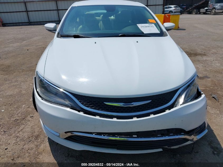 2016 Chrysler 200 Limited VIN: 1C3CCCAB3GN133228 Lot: 39204532