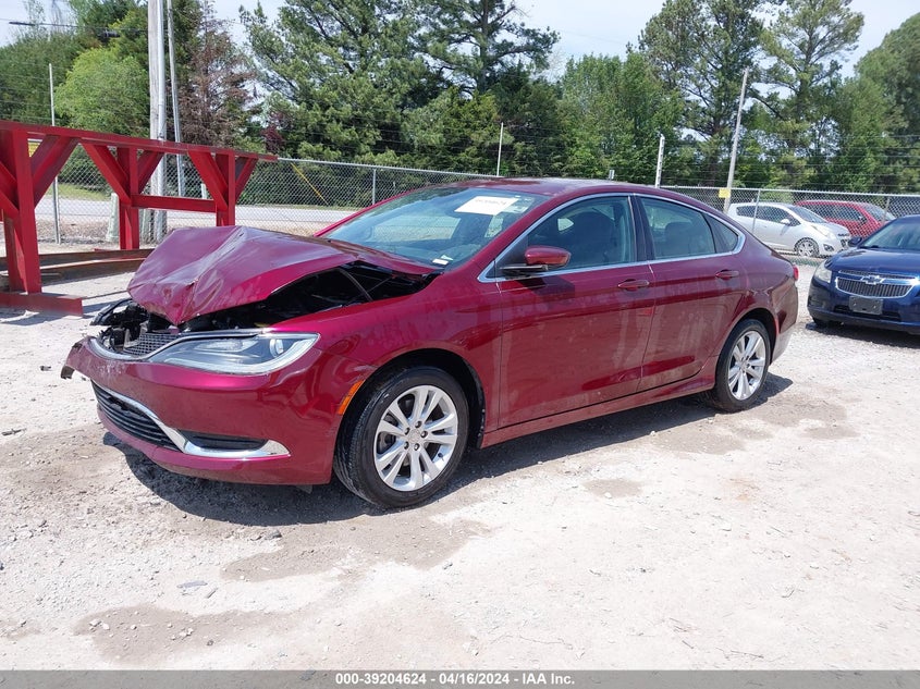 VIN 1C3CCCAB6HN506621 2017 CHRYSLER 200 LIMITED PLATINUM