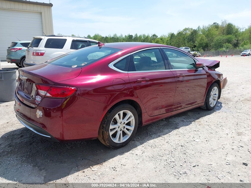 VIN 1C3CCCAB6HN506621 2017 CHRYSLER 200 LIMITED PLATINUM