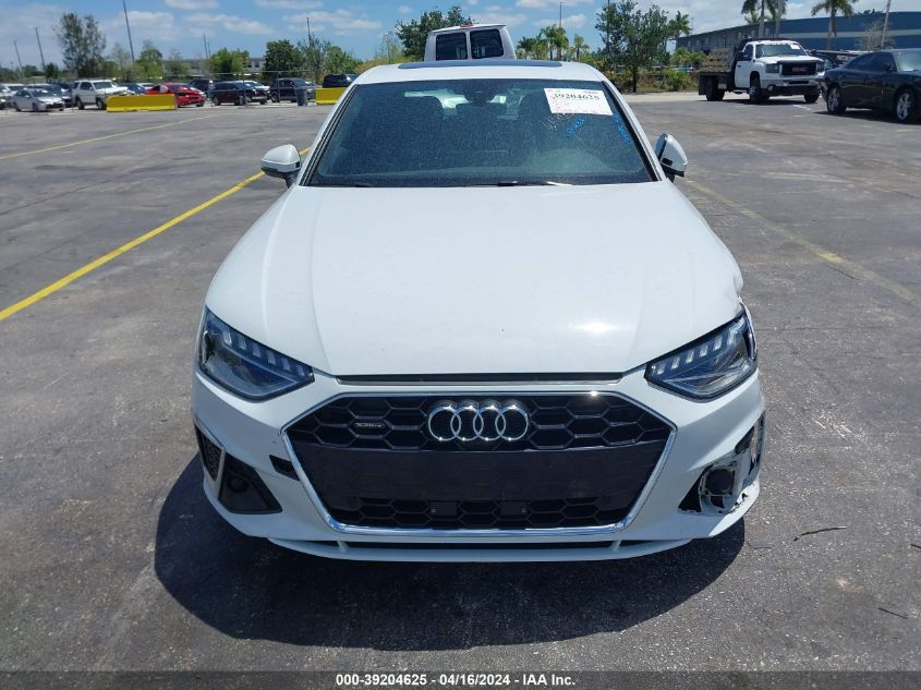 2023 AUDI A4 PREMIUM PLUS 45 - WAUEAAF47PN006018