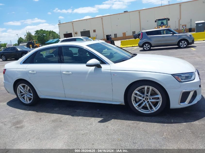 2023 AUDI A4 PREMIUM PLUS 45 - WAUEAAF47PN006018