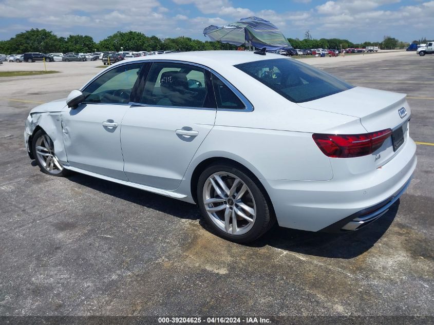 WAUEAAF47PN006018 | 2023 AUDI A4