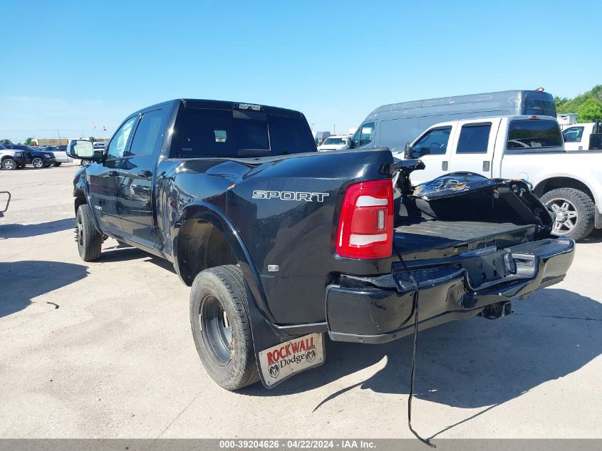 2021 Ram 3500 Laramie 4X4 8' Box VIN: 3C63RRJL3MG640843 Lot: 39204626