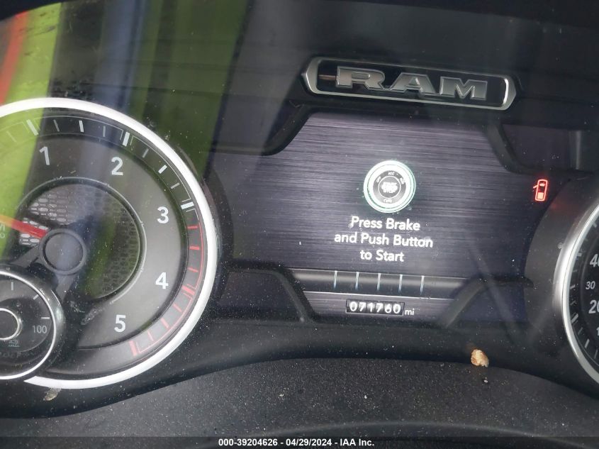 2021 Ram 3500 Laramie 4X4 8' Box VIN: 3C63RRJL3MG640843 Lot: 39204626