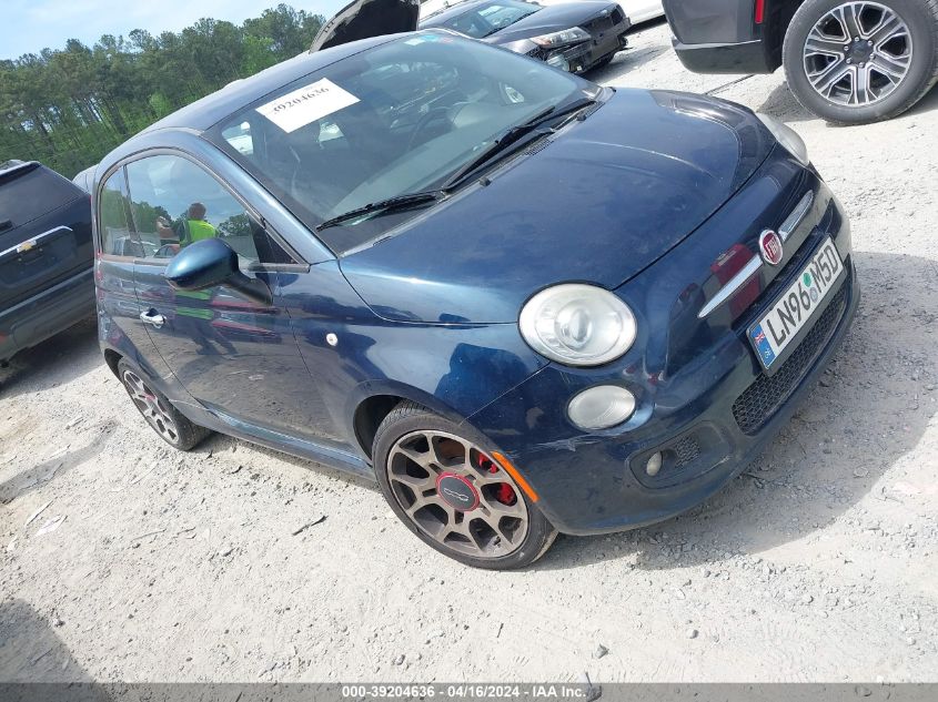 2013 Fiat 500 Sport VIN: 3C3CFFBR4DT751934 Lot: 39204636
