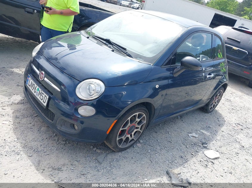 2013 Fiat 500 Sport VIN: 3C3CFFBR4DT751934 Lot: 39204636