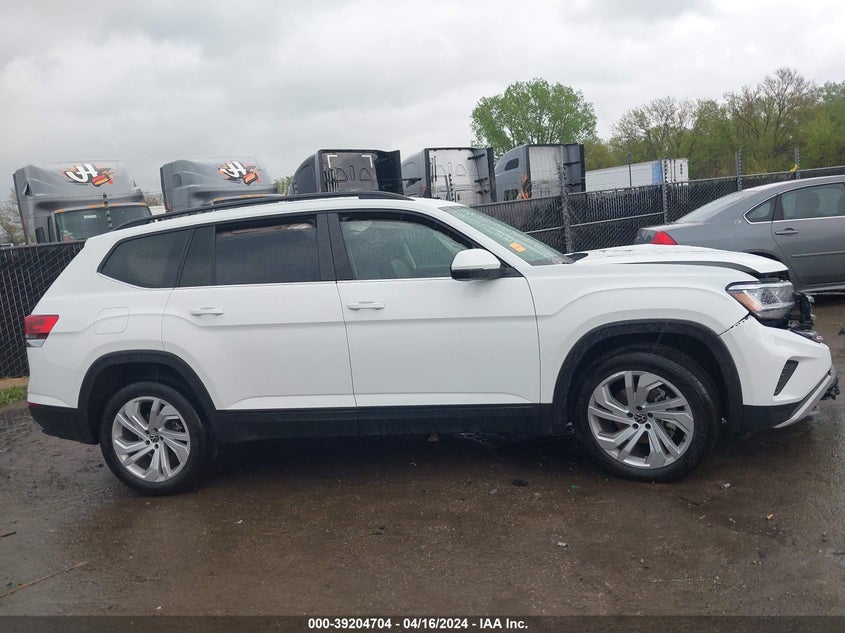 VIN 1V2LP2CA9NC531727 2022 VOLKSWAGEN ATLAS 2.0T SE