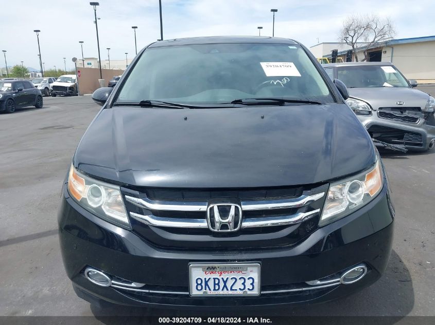 2015 Honda Odyssey Touring/Touring Elite VIN: 5FNRL5H92FB060175 Lot: 39204709