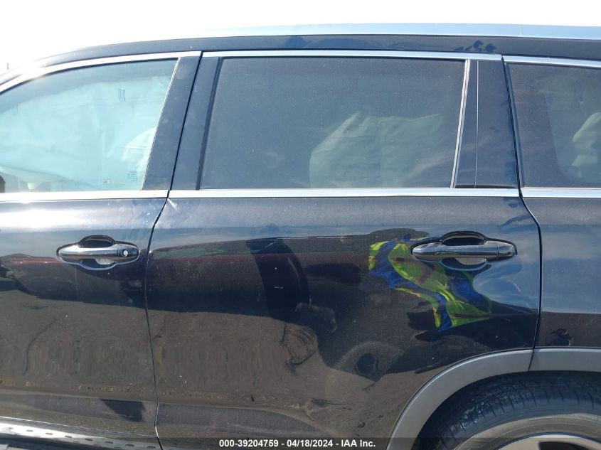 2017 Toyota Highlander Limited VIN: 5TDYZRFH6HS215630 Lot: 39204759