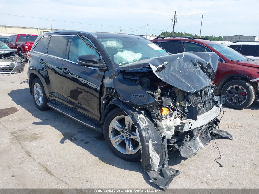2017 Toyota Highlander Limited VIN: 5TDYZRFH6HS215630 Lot: 39204759
