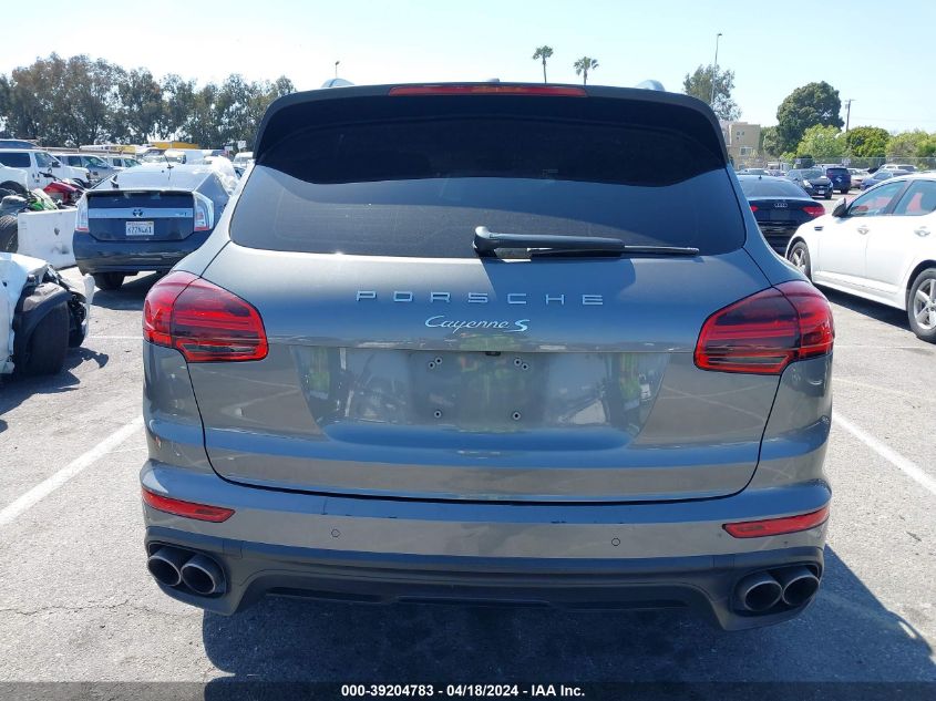 2016 Porsche Cayenne S VIN: WP1AB2A23GLA94392 Lot: 39204783