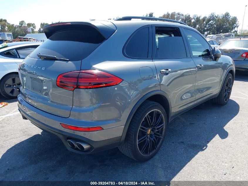 2016 Porsche Cayenne S VIN: WP1AB2A23GLA94392 Lot: 39204783