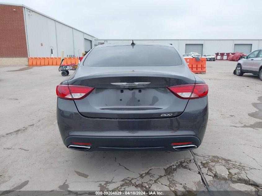 2015 Chrysler 200 S VIN: 1C3CCCBG9FN643642 Lot: 39204829