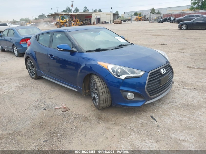 2016 Hyundai Veloster Turbo VIN: KMHTC6AE4GU278805 Lot: 39204855
