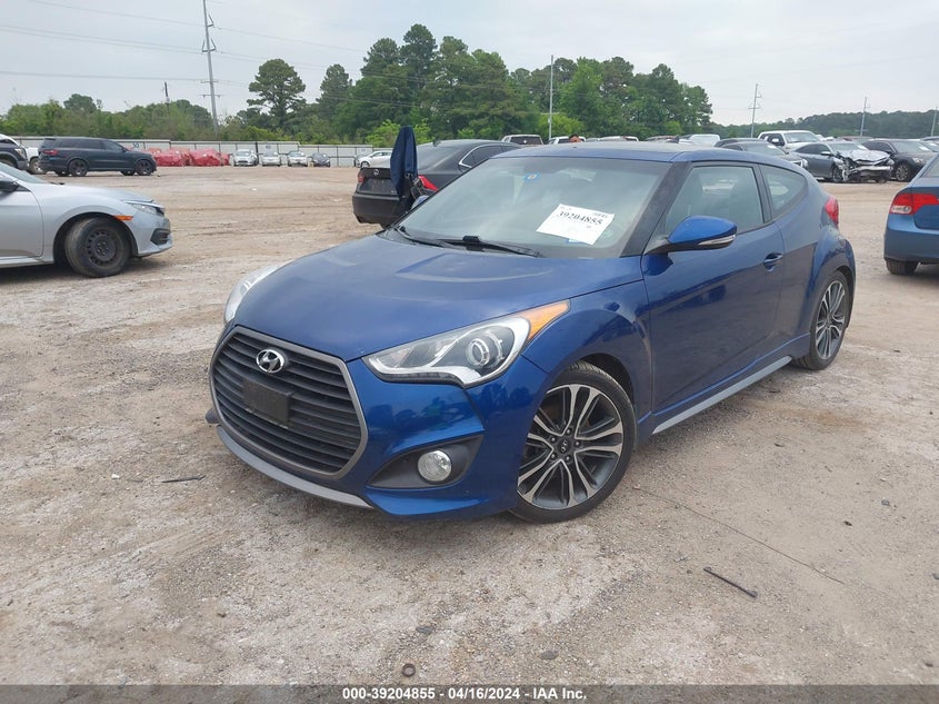 2016 Hyundai Veloster Turbo VIN: KMHTC6AE4GU278805 Lot: 39204855