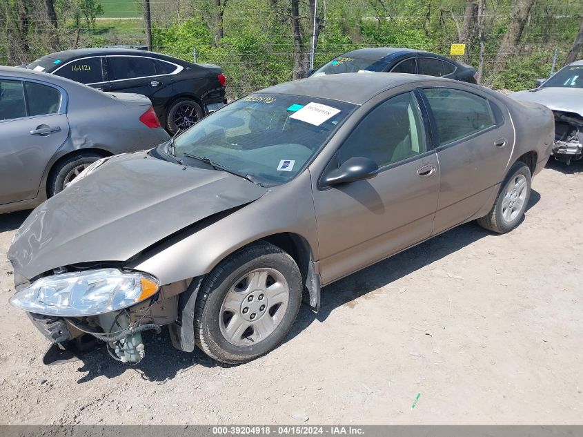 2002 Dodge Intrepid Se VIN: 2B3HD46R72H133374 Lot: 39204918