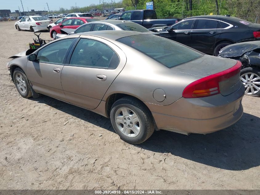 2002 Dodge Intrepid Se VIN: 2B3HD46R72H133374 Lot: 39204918