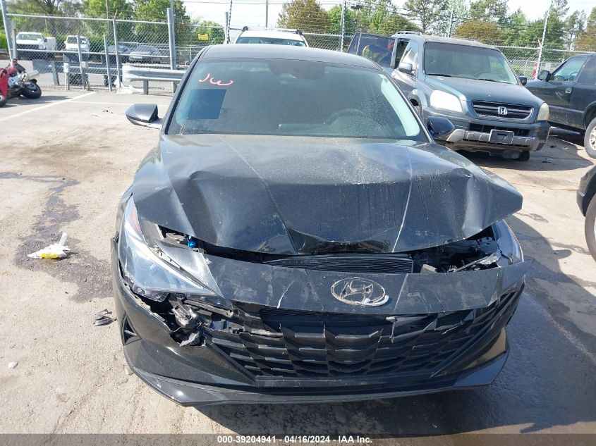 2022 Hyundai Elantra Sel VIN: 5NPLM4AG7NH077446 Lot: 39204941