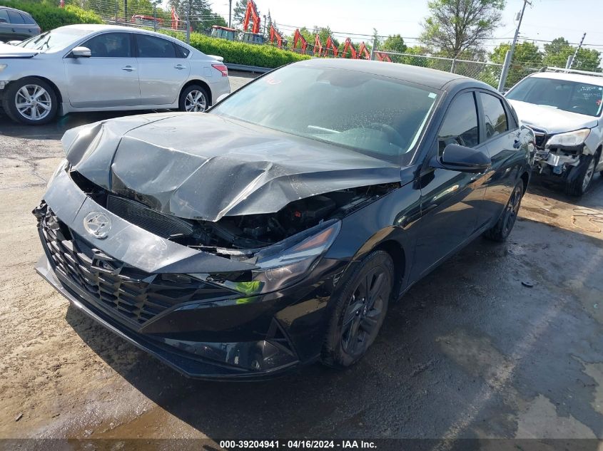 2022 Hyundai Elantra Sel VIN: 5NPLM4AG7NH077446 Lot: 39204941