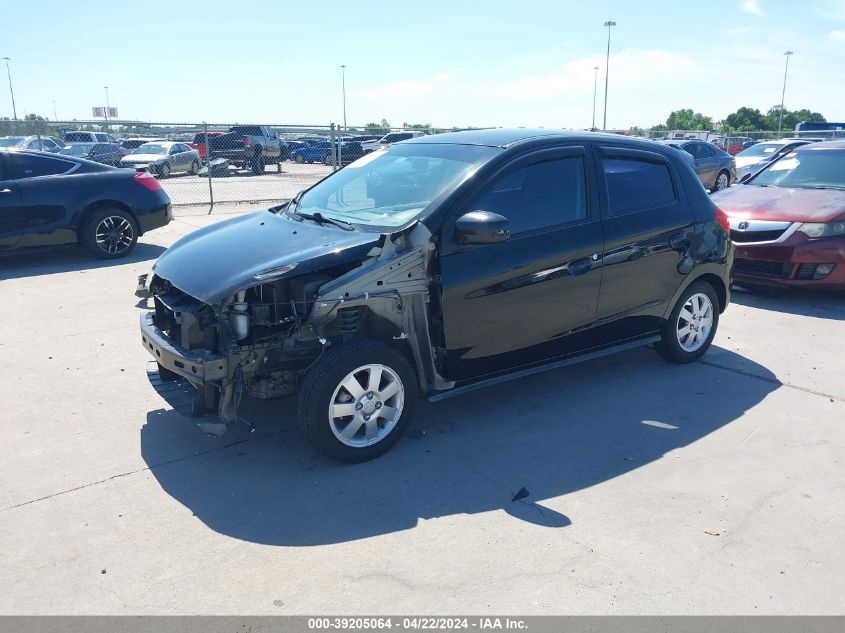 2015 Mitsubishi Mirage Rf VIN: ML32A4HJ0FH061128 Lot: 39205064