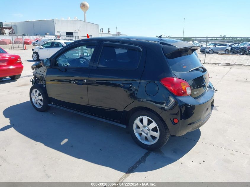 2015 Mitsubishi Mirage Rf VIN: ML32A4HJ0FH061128 Lot: 39205064