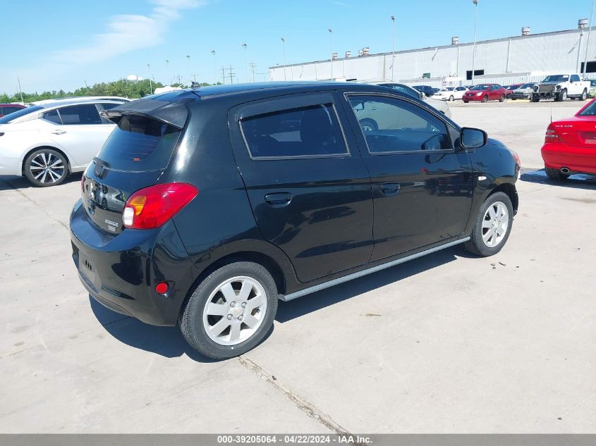 2015 Mitsubishi Mirage Rf VIN: ML32A4HJ0FH061128 Lot: 39205064