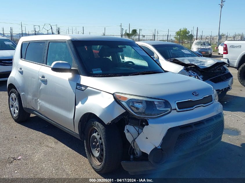 2015 Kia Soul VIN: KNDJN2A25F7772995 Lot: 39205081