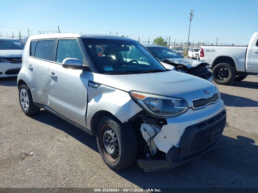 2015 Kia Soul VIN: KNDJN2A25F7772995 Lot: 39205081