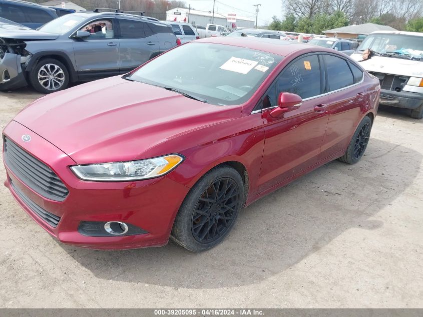 2016 Ford Fusion Se VIN: 3FA6P0H9XGR299554 Lot: 39205095