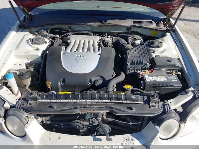 2006 Kia Optima Ex V6/Lx V6 VIN: KNAGD128365436099 Lot: 39205103