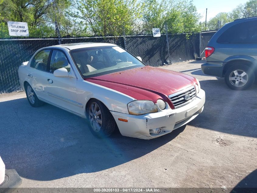 2006 Kia Optima Ex V6/Lx V6 VIN: KNAGD128365436099 Lot: 39205103