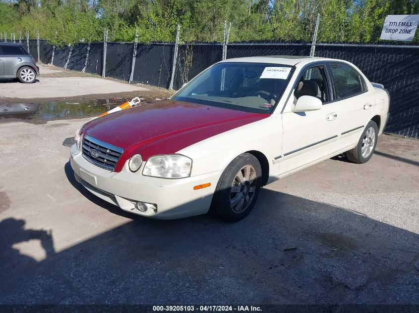 2006 Kia Optima Ex V6/Lx V6 VIN: KNAGD128365436099 Lot: 39205103