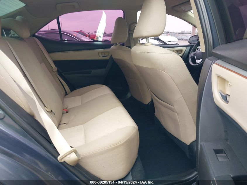 2014 Toyota Corolla Le VIN: 5YFBURHE6EP113045 Lot: 39205194