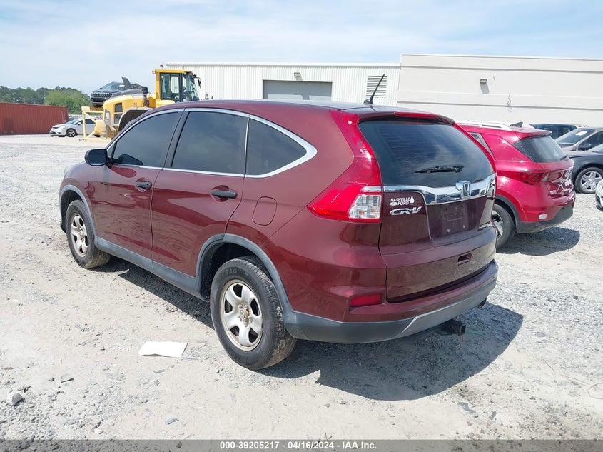 2015 HONDA CR-V LX - 3CZRM3H37FG709535