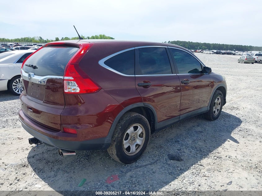 2015 HONDA CR-V LX - 3CZRM3H37FG709535
