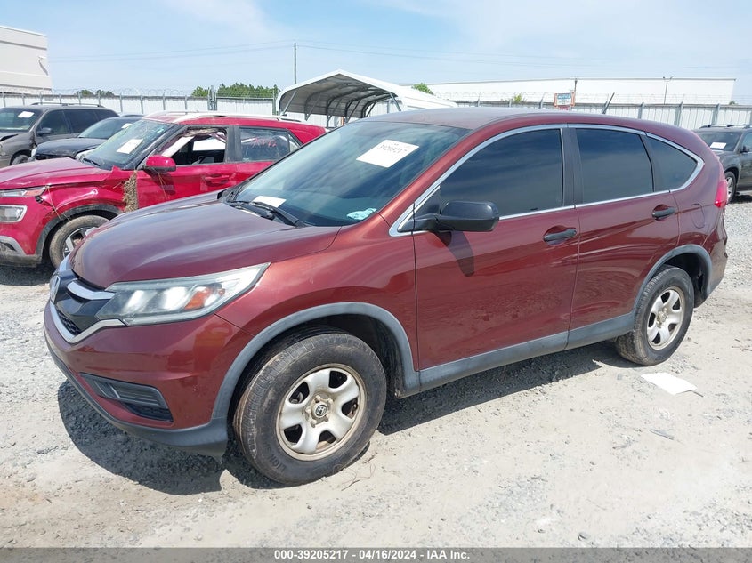 2015 HONDA CR-V LX - 3CZRM3H37FG709535