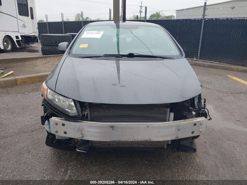 2012 Honda Civic Lx VIN: 19XFB2F55CE021456 Lot: 39205286