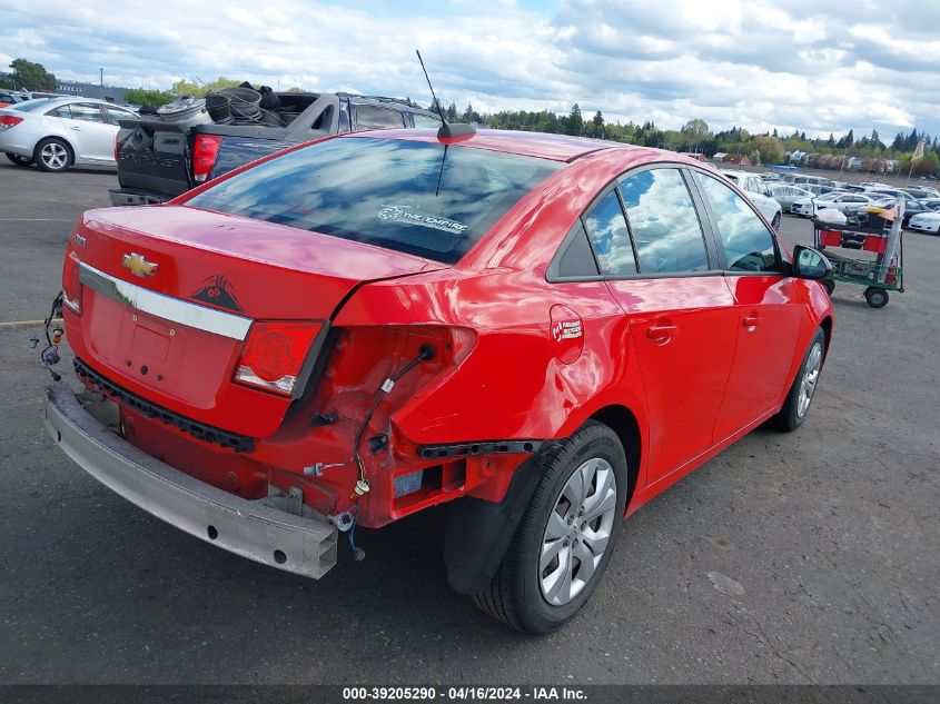 2015 Chevrolet Cruze Ls Auto VIN: 1G1PA5SG6F7261192 Lot: 39205290